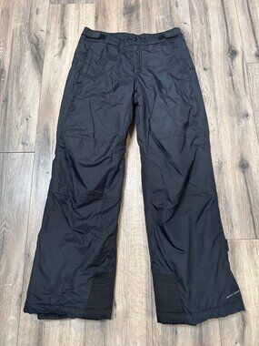 Columbia Youth Omni-Shield Snow Pants Black Size 14/16 Water-Resistant Nylon Pol